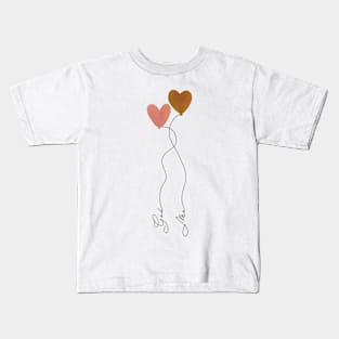 Balloon Hearts - God and Me Kids T-Shirt